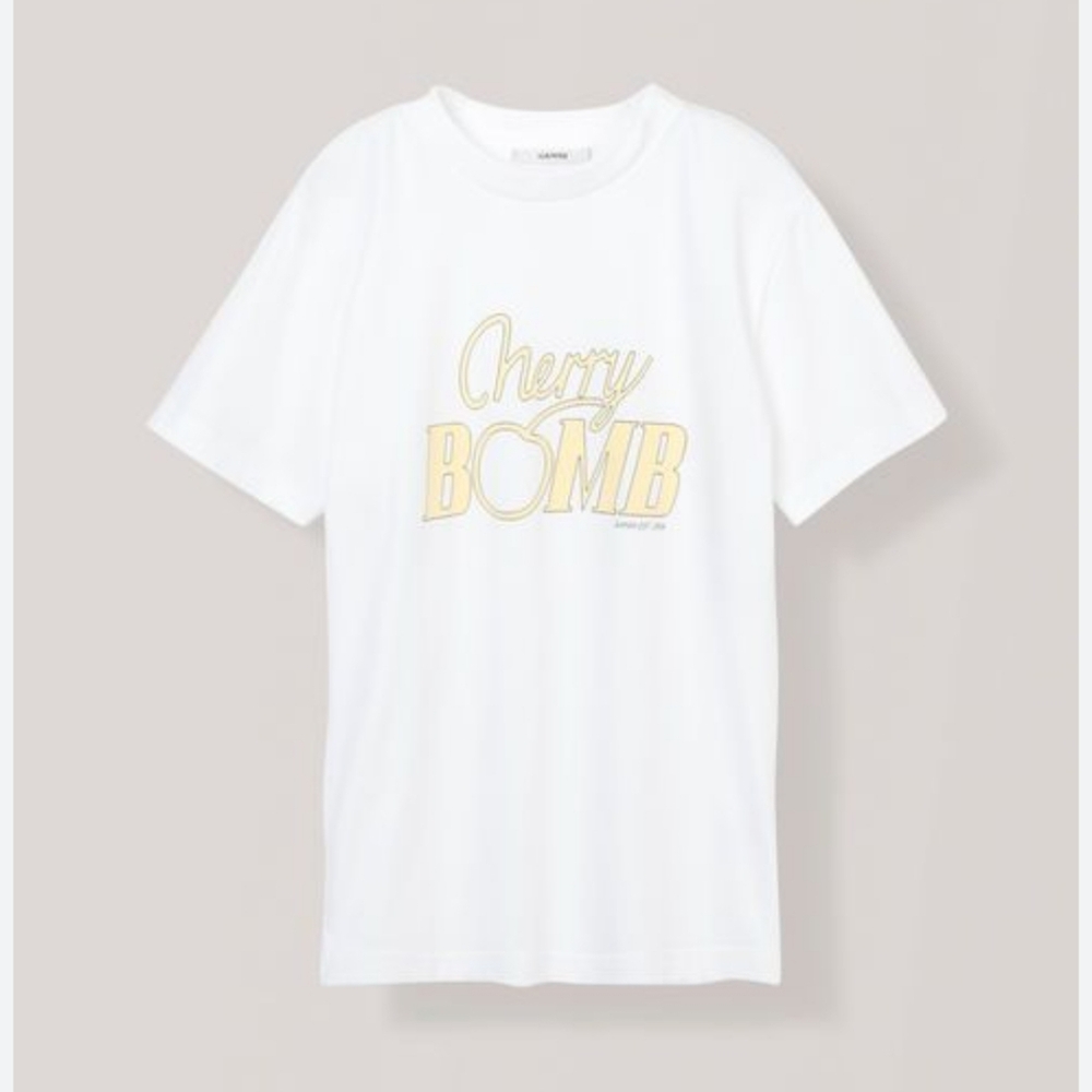 GANNI CHERRY BOMB TSHIRT TEE